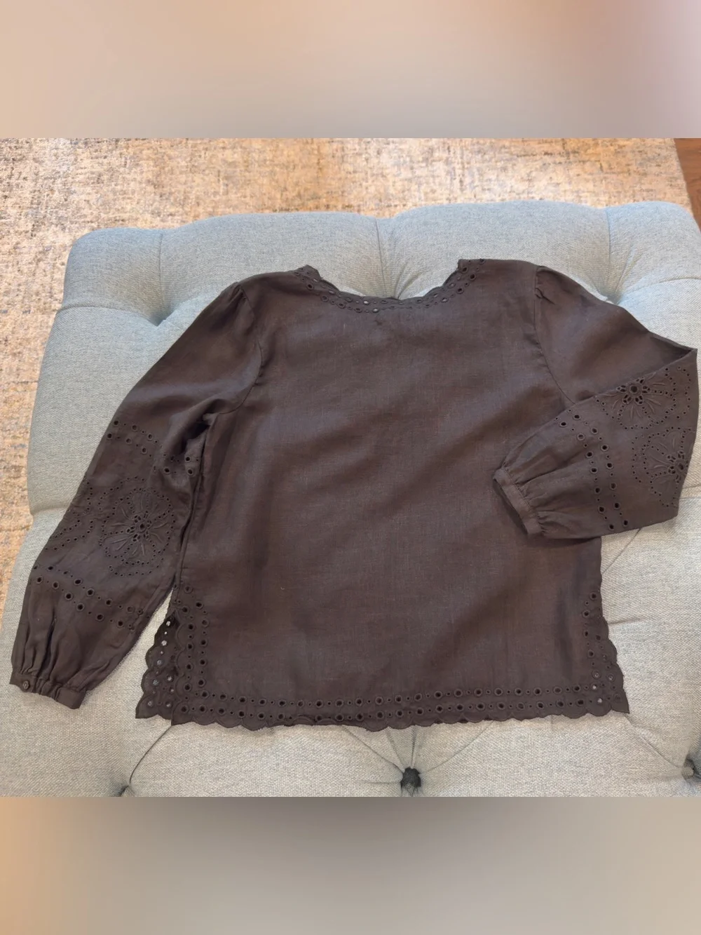 J. Crew Linen Top
